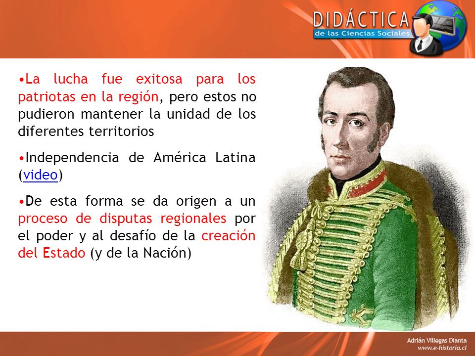 La lucha fue exitosa para los patriotas en la región, pero estos no pudieron mantener la unidad de los diferentes territorios