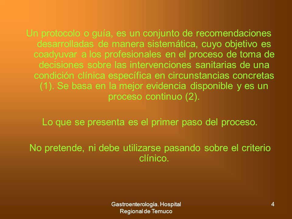 Lo que se presenta es el primer paso del proceso.