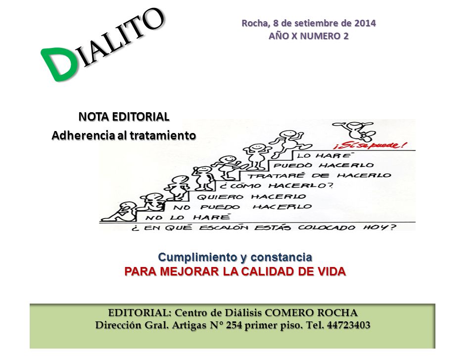 Rocha, 8 de setiembre de 2014 AÑO X NUMERO 2