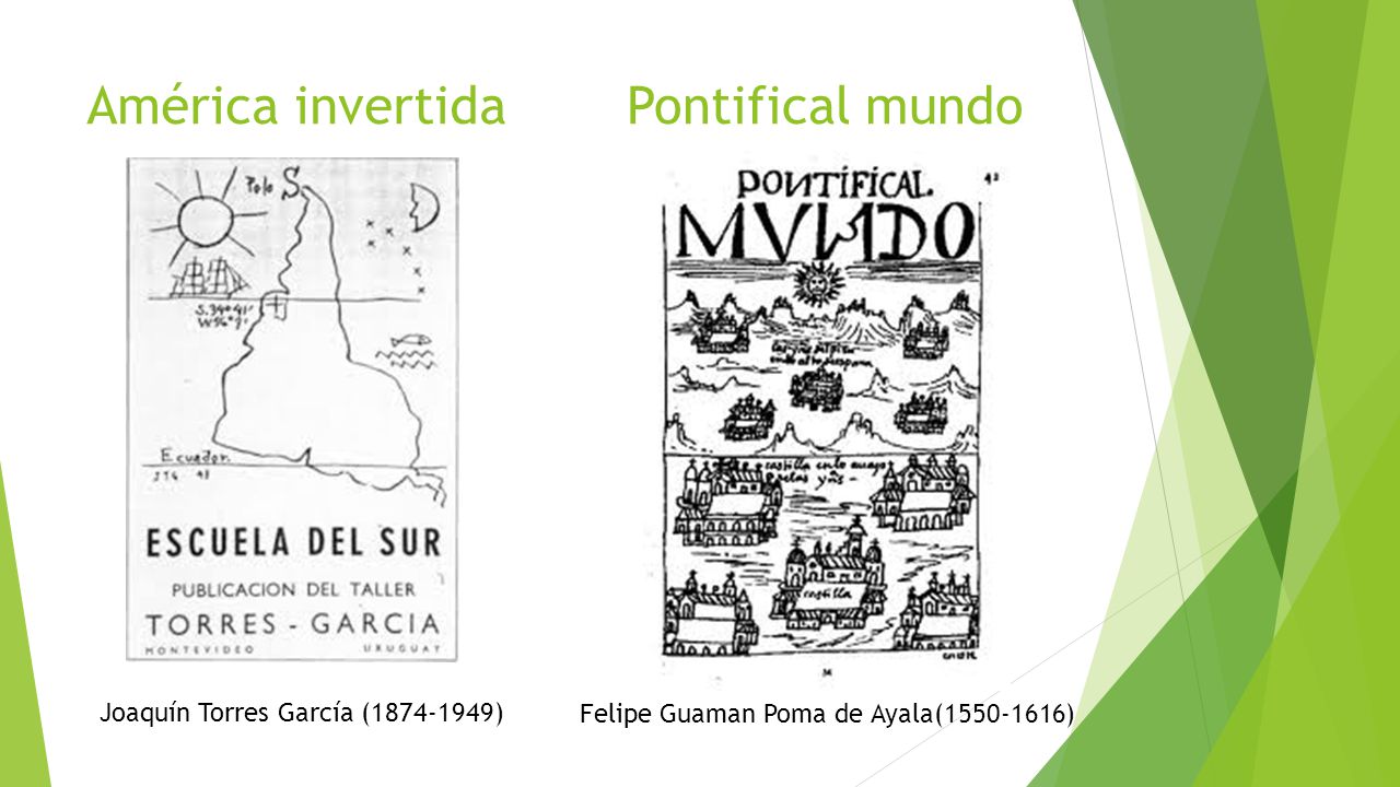 América invertida Pontifical mundo Joaquín Torres García ( )