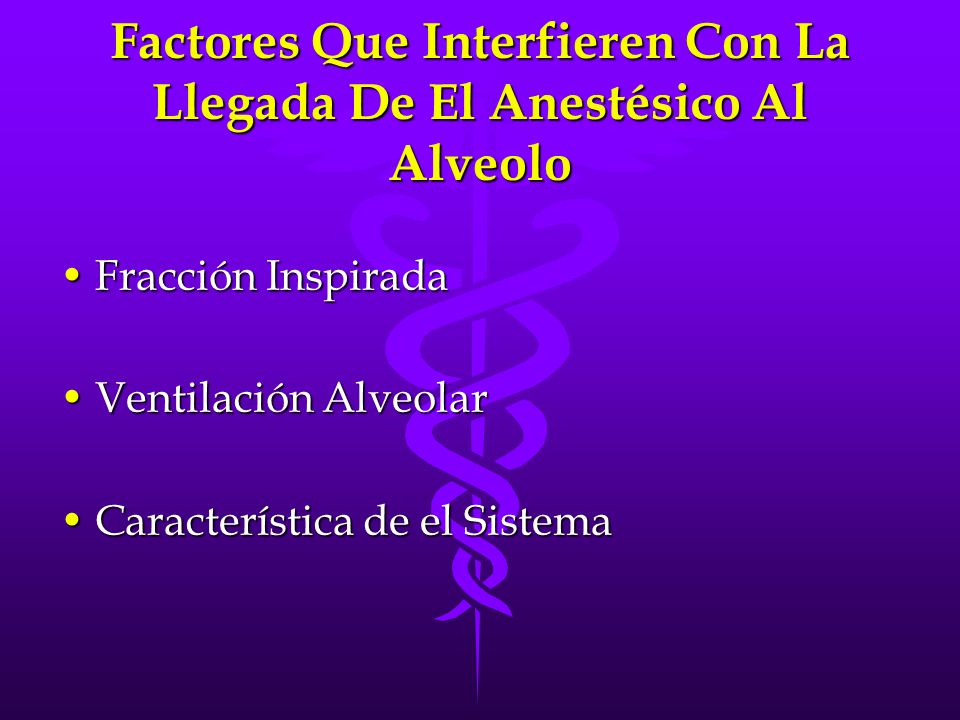 Factores Que Interfieren Con La Llegada De El Anestésico Al Alveolo