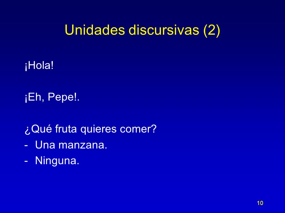 Unidades discursivas (2)