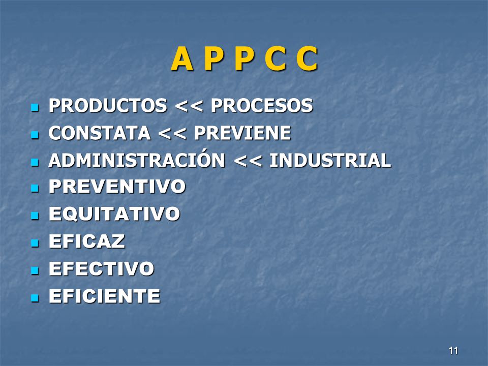 A P P C C PRODUCTOS << PROCESOS CONSTATA << PREVIENE