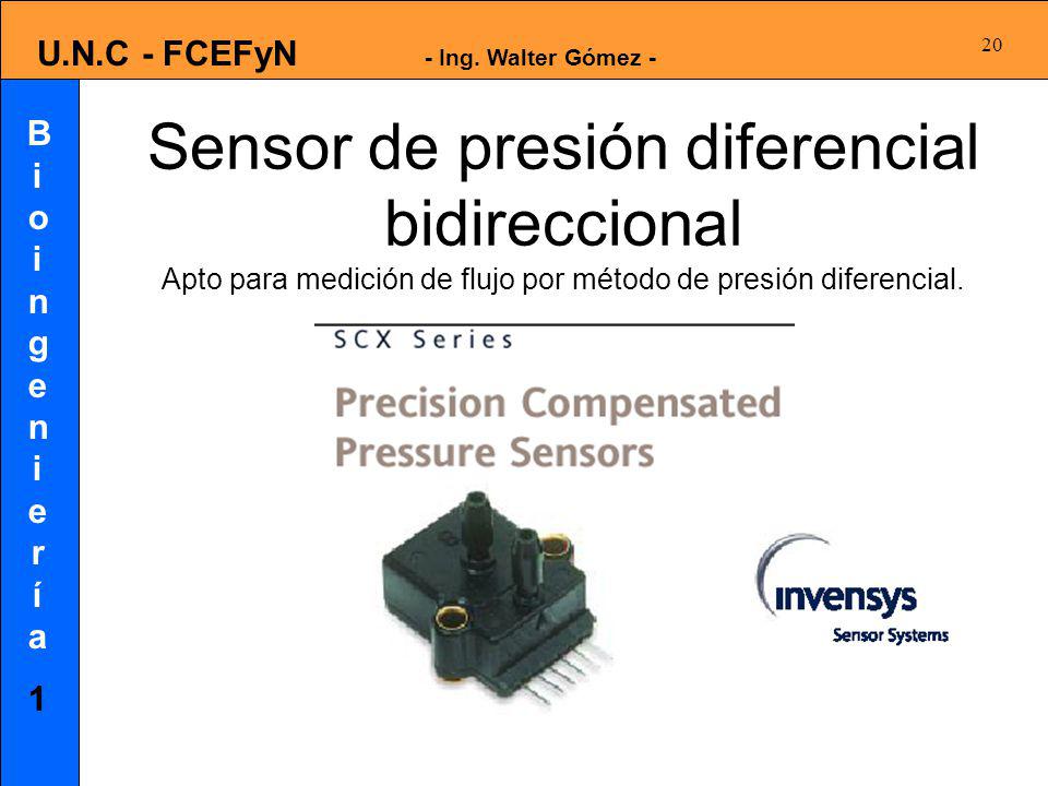 Sensor de presión diferencial bidireccional Apto para medición de flujo por método de presión diferencial.