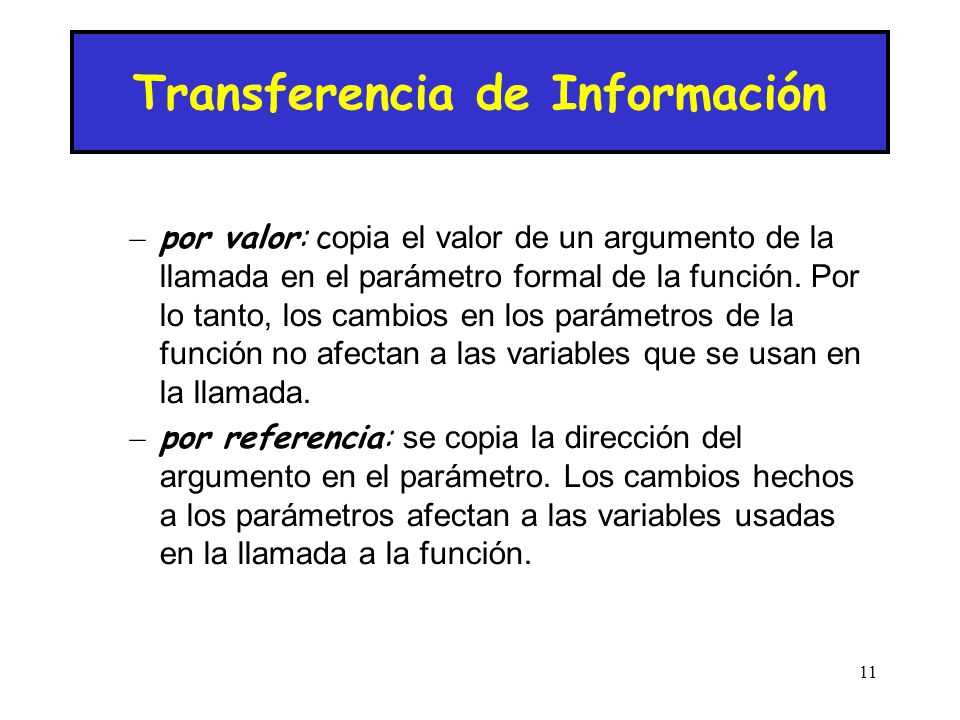 Transferencia de Información