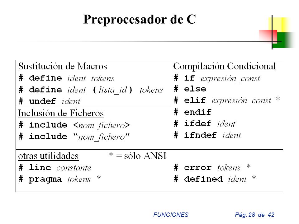 Preprocesador de C