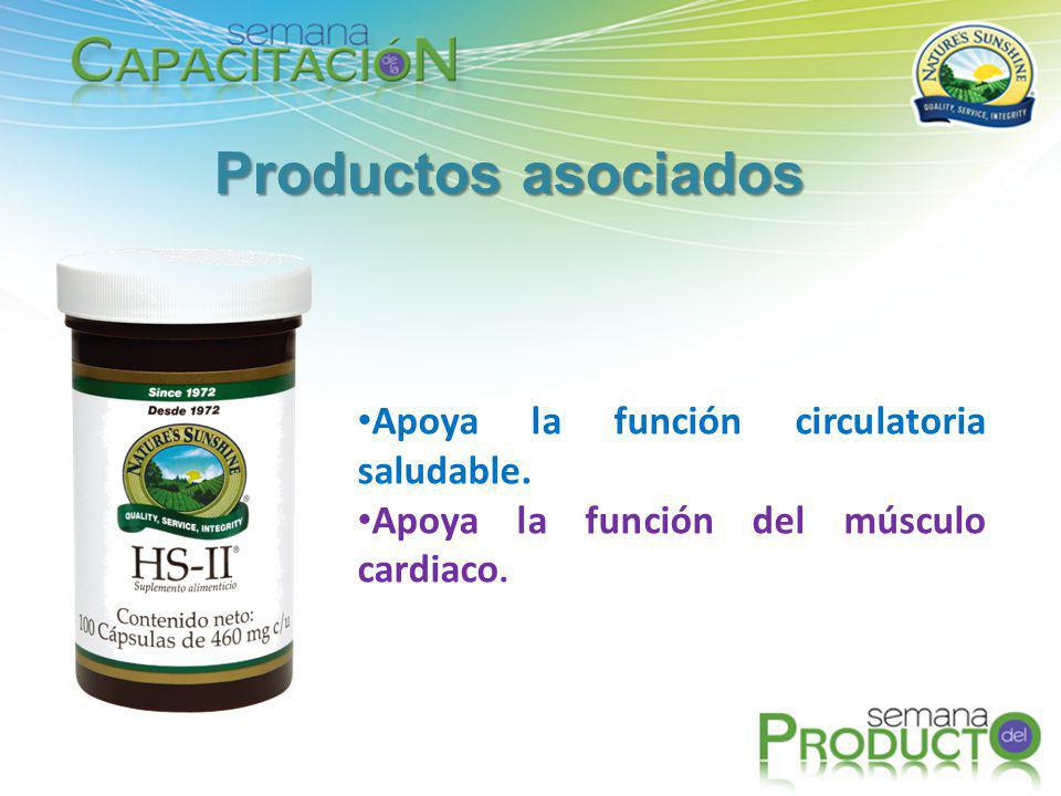 Productos asociados Apoya la función circulatoria saludable.