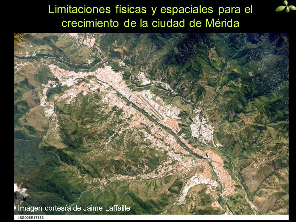 Limitaciones físicas y espaciales para el crecimiento de la ciudad de Mérida