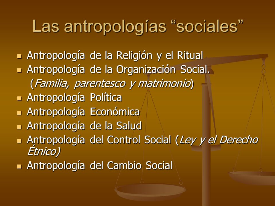 Las antropologías sociales