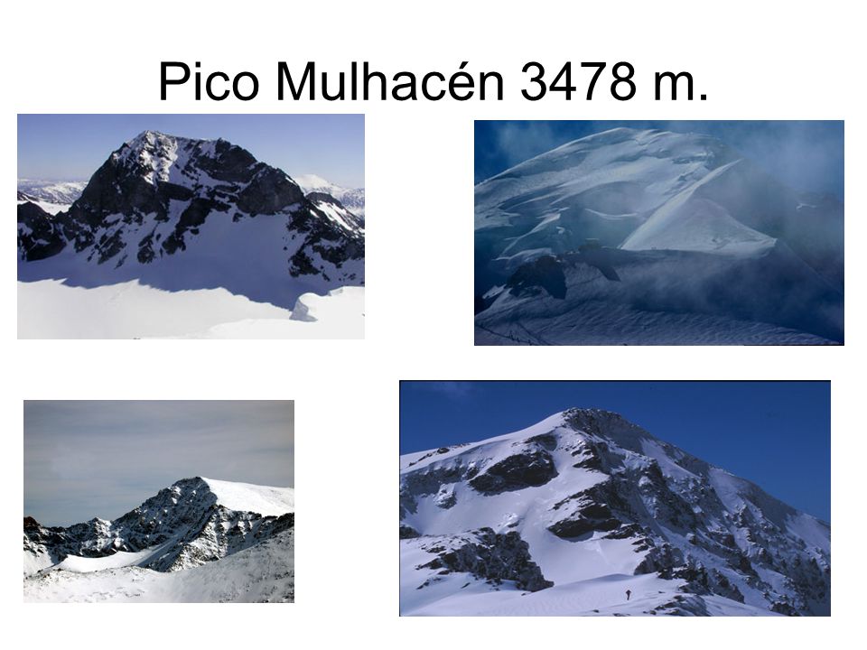 Pico Mulhacén 3478 m.