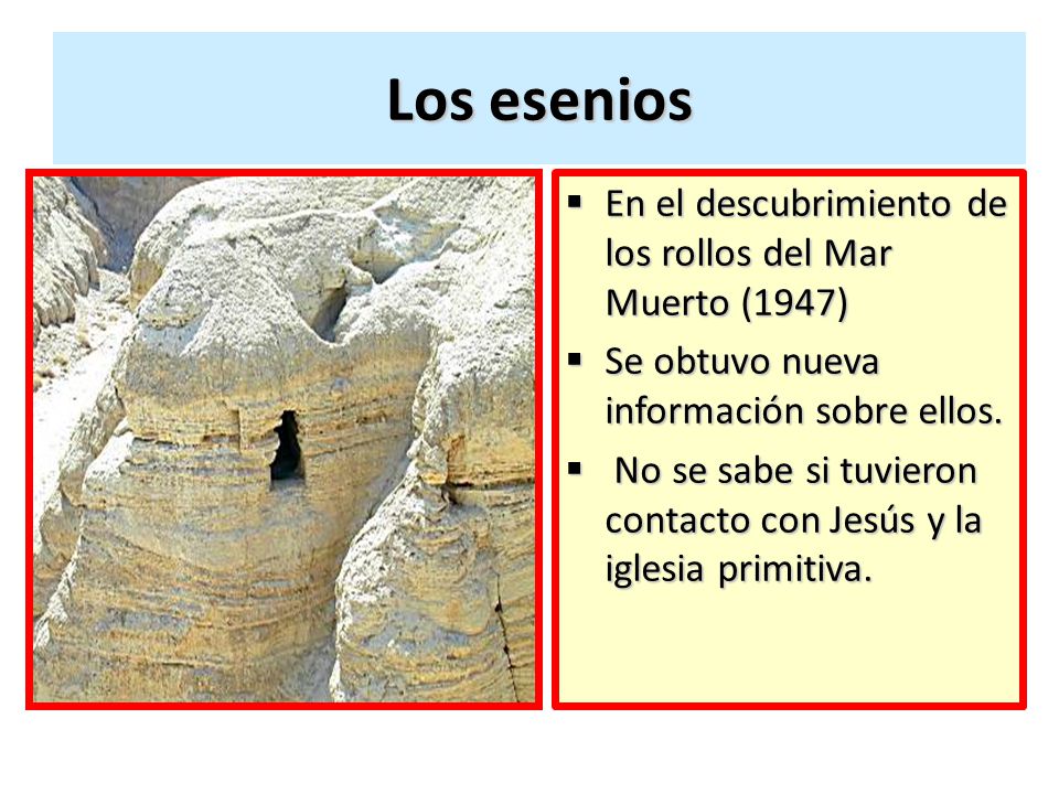 Los esenios En el descubrimiento de los rollos del Mar Muerto (1947)