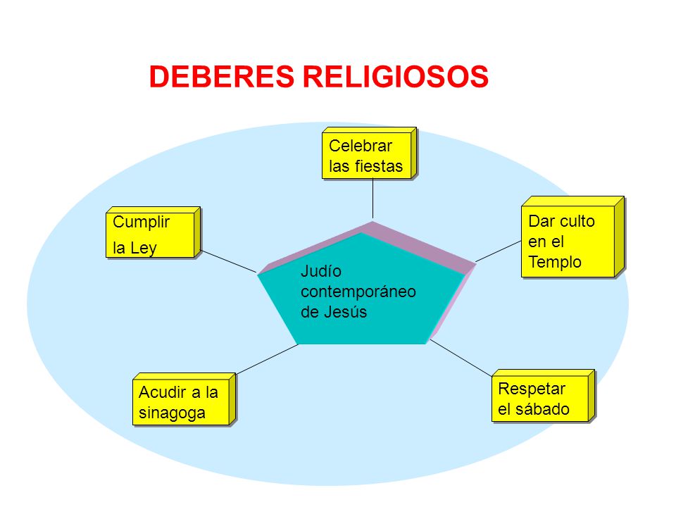 DEBERES RELIGIOSOS Celebrar las fiestas Dar culto en el Templo