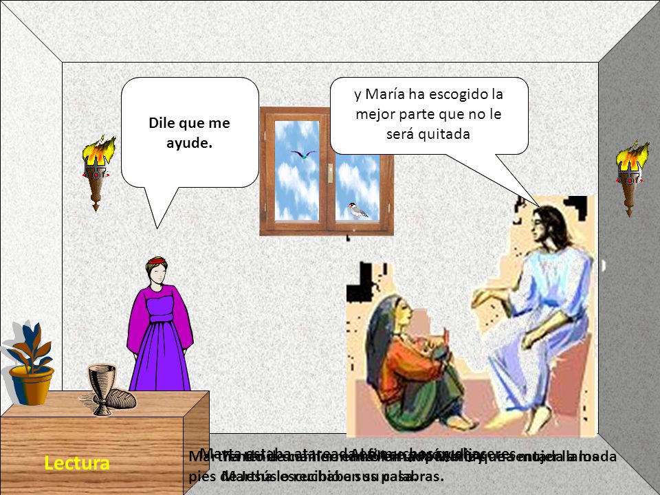 Señor, ¿No te importa que mi hermana me dejo sola en el trabajo