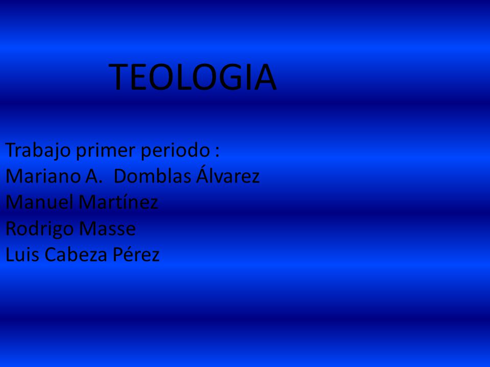 Trabajo primer periodo : Mariano A. Domblas Álvarez Manuel Martínez