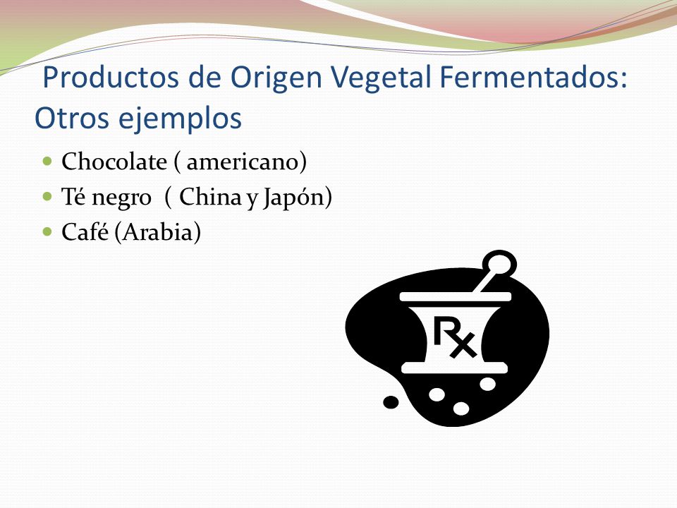 Productos de Origen Vegetal Fermentados: Otros ejemplos