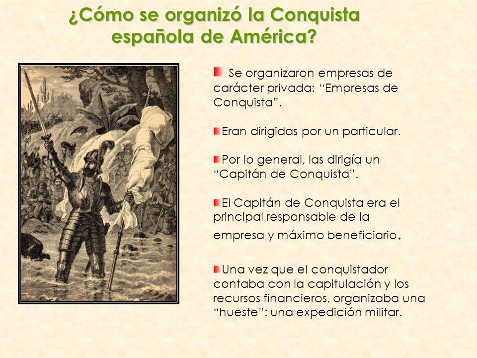 ¿Cómo se organizó la Conquista española de América