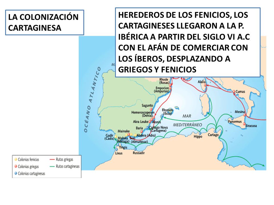 HEREDEROS DE LOS FENICIOS, LOS CARTAGINESES LLEGARON A LA P