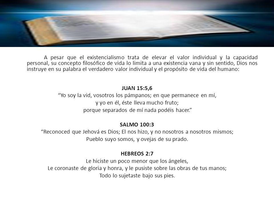 Yo soy la vid, vosotros los pámpanos; en que permanece en mí,