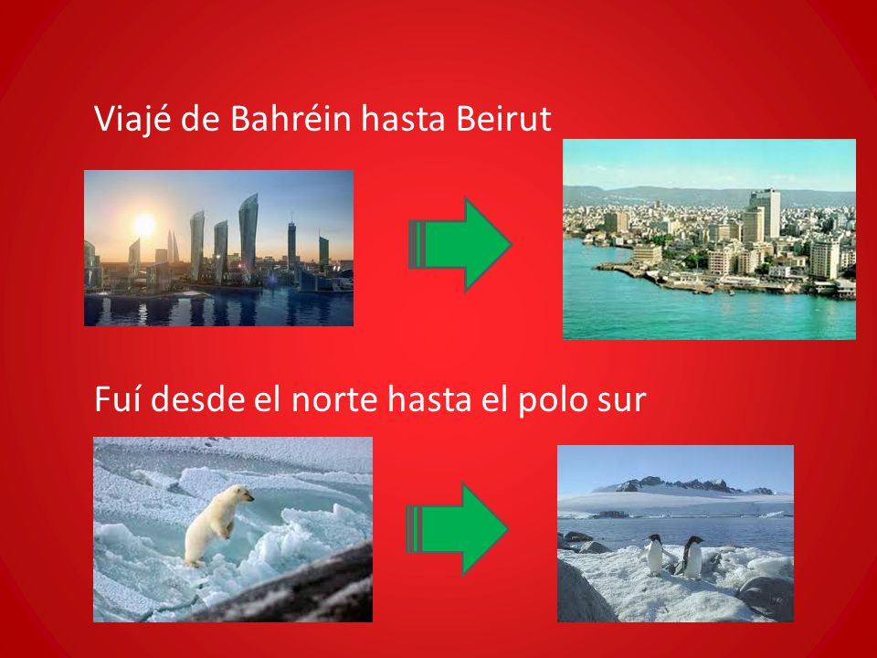 Viajé de Bahréin hasta Beirut