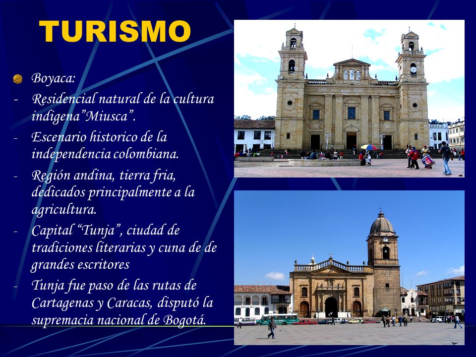 TURISMO Boyaca: - Residencial natural de la cultura indigena Miusca .