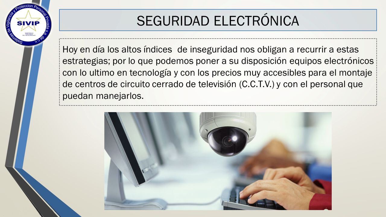 SEGURIDAD ELECTRÓNICA