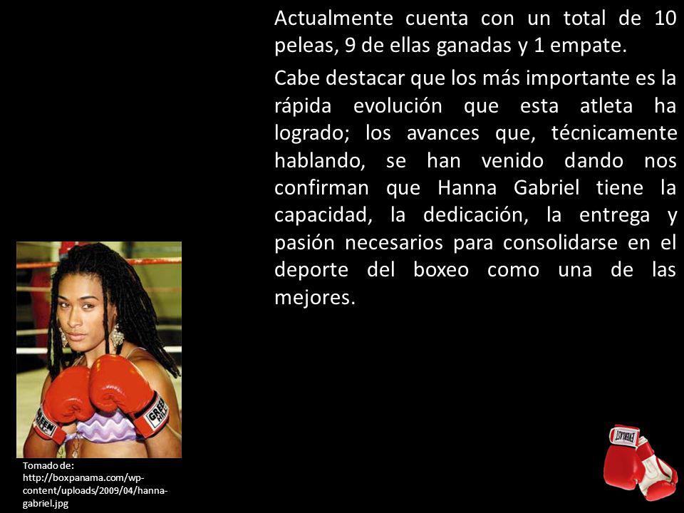 Actualmente cuenta con un total de 10 peleas, 9 de ellas ganadas y 1 empate.