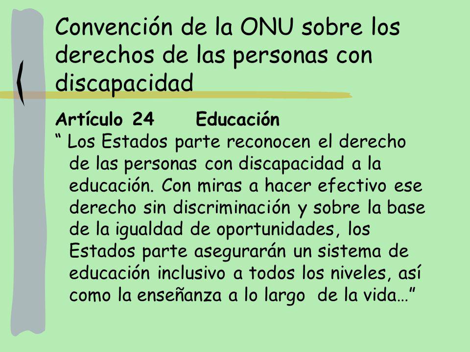 Convención de la ONU sobre los derechos de las personas con discapacidad