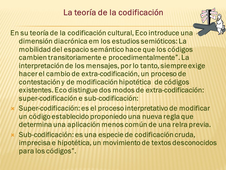 La teoría de la codificación