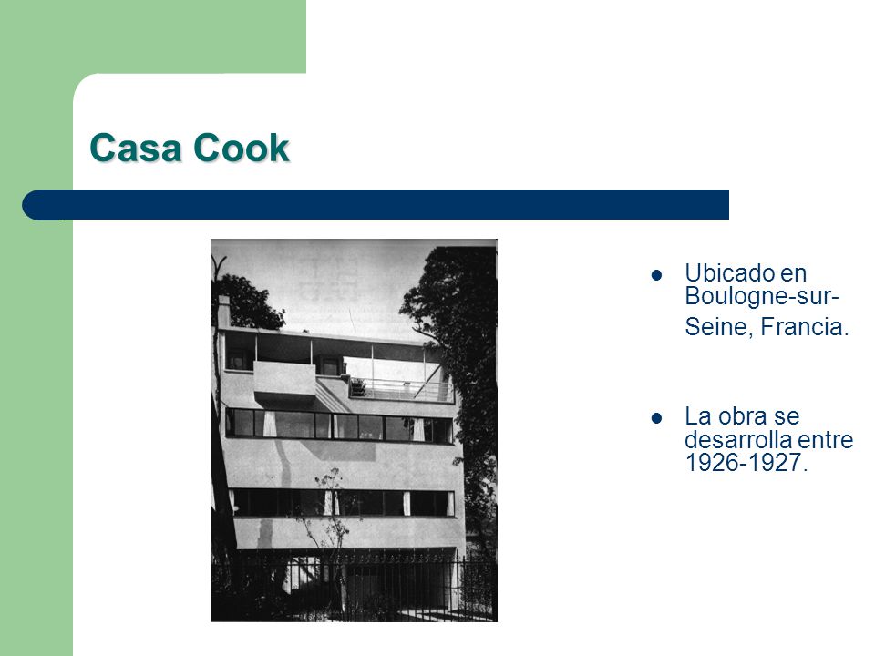 Casa Cook Ubicado en Boulogne-sur-Seine, Francia.