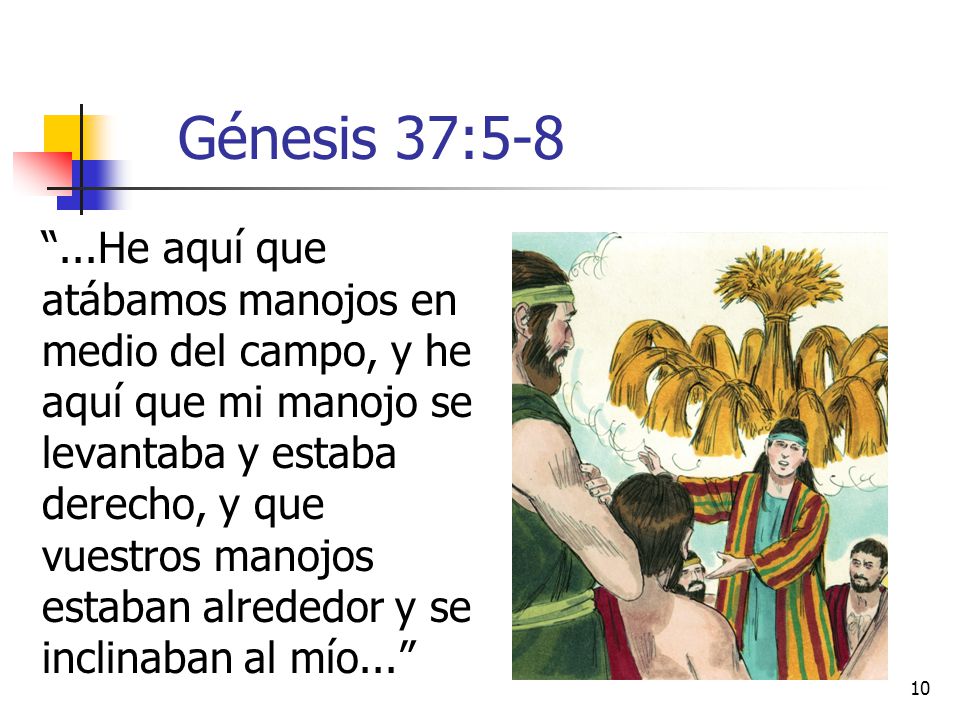 Génesis 37:5-8