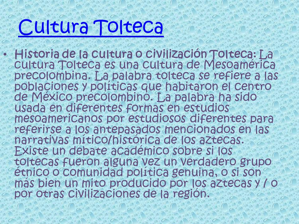 Cultura Tolteca
