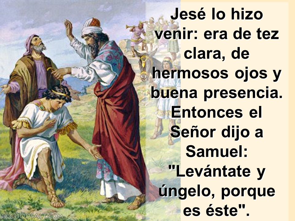 Jesé lo hizo venir: era de tez clara, de hermosos ojos y buena presencia.