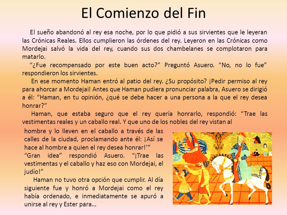 El Comienzo del Fin