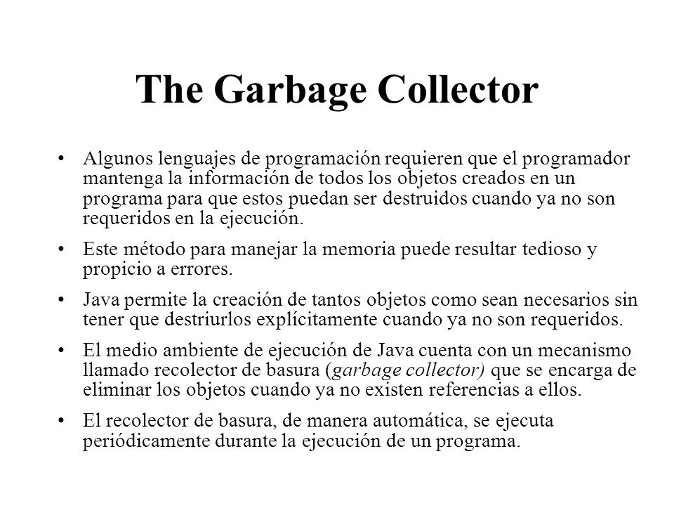 The Garbage Collector