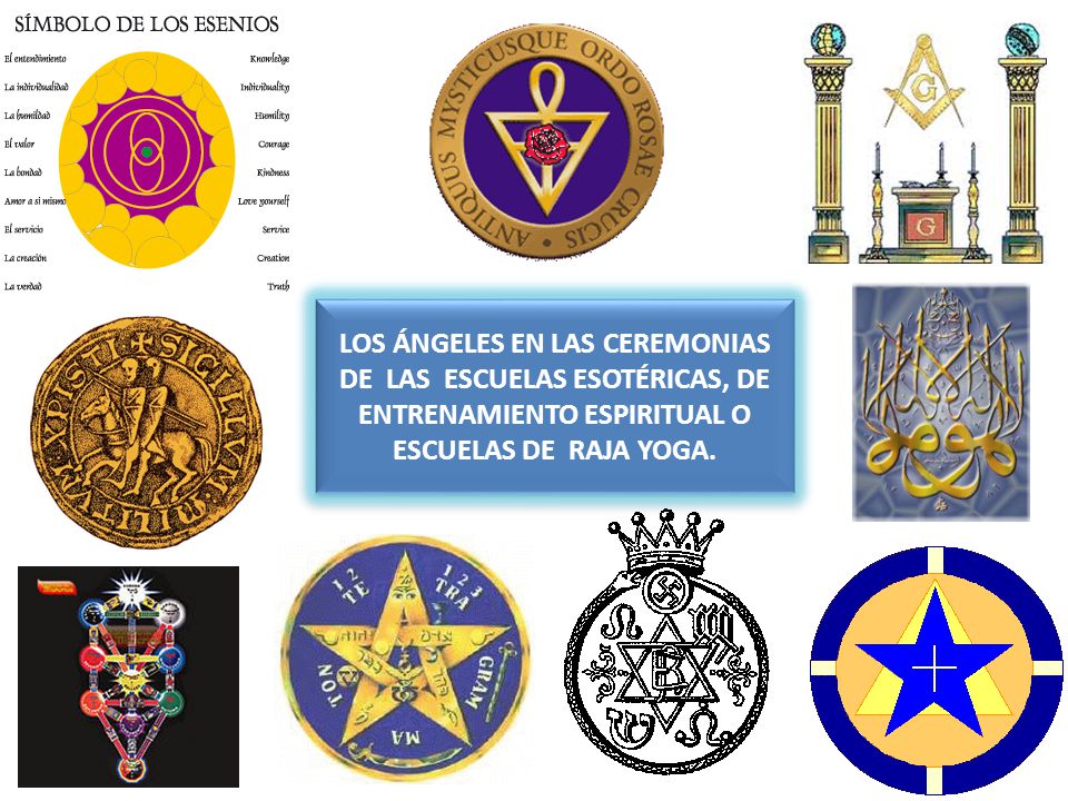 LOS ÁNGELES EN LAS CEREMONIAS DE LAS ESCUELAS ESOTÉRICAS, DE ENTRENAMIENTO ESPIRITUAL O ESCUELAS DE RAJA YOGA.