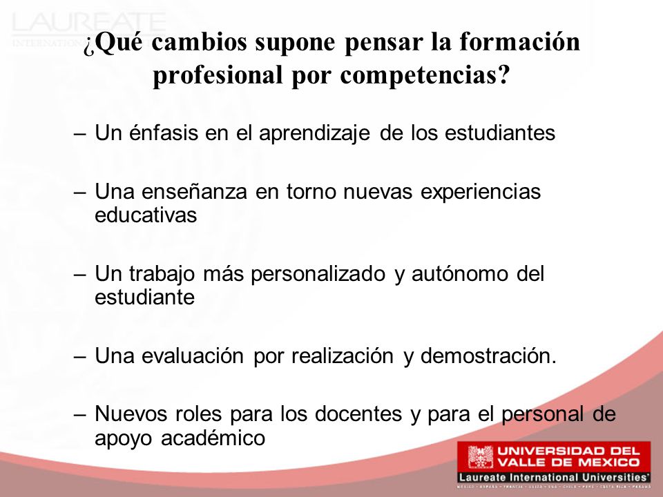 ¿Qué cambios supone pensar la formación profesional por competencias