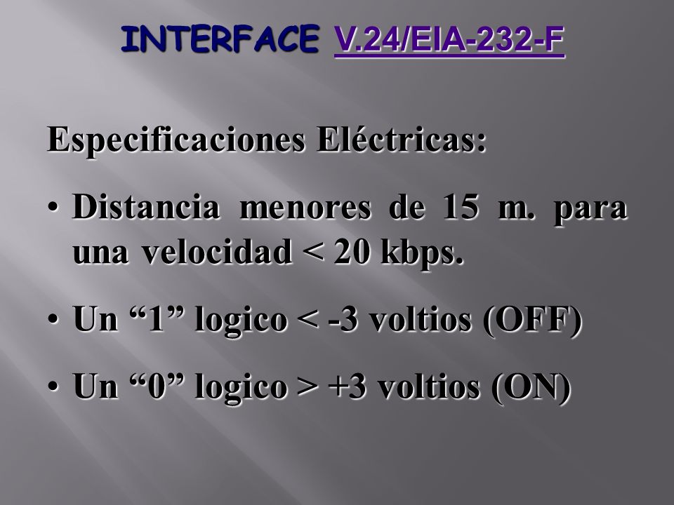 Especificaciones Eléctricas: