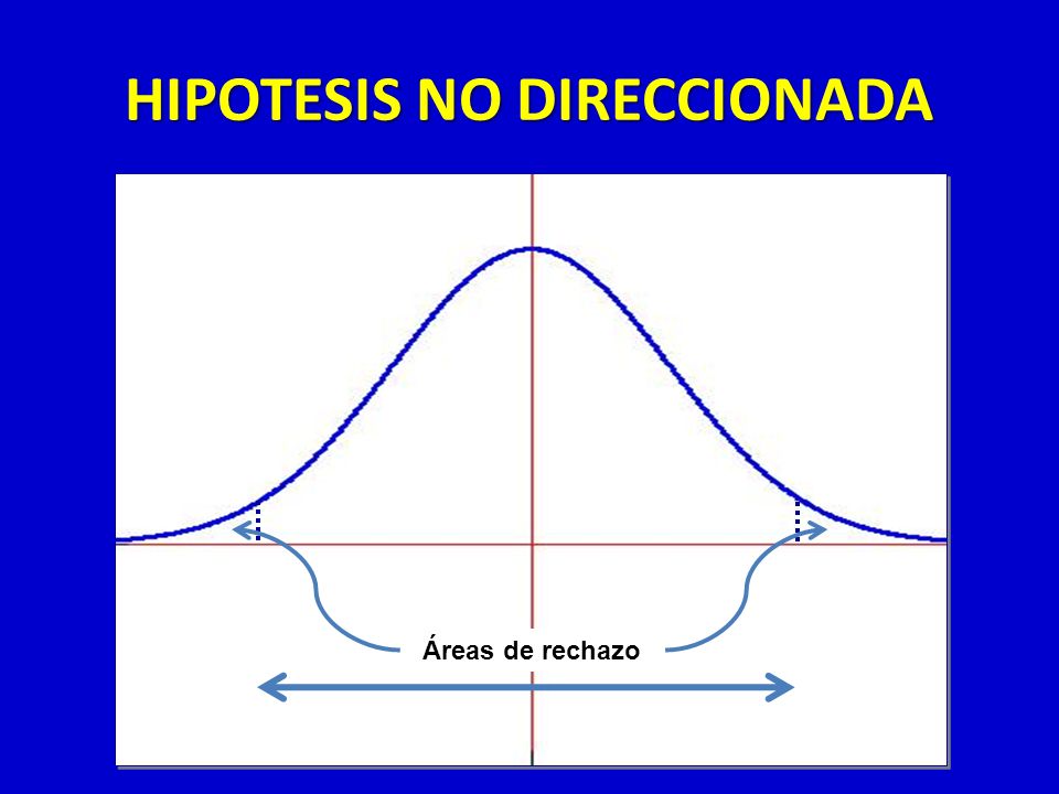 HIPOTESIS NO DIRECCIONADA