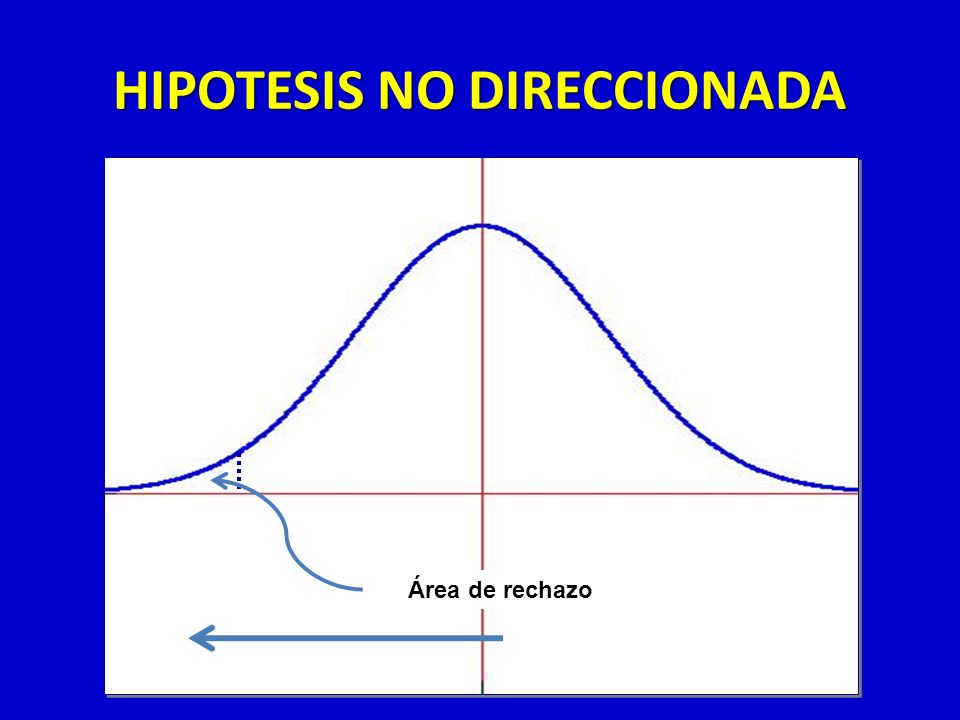 HIPOTESIS NO DIRECCIONADA