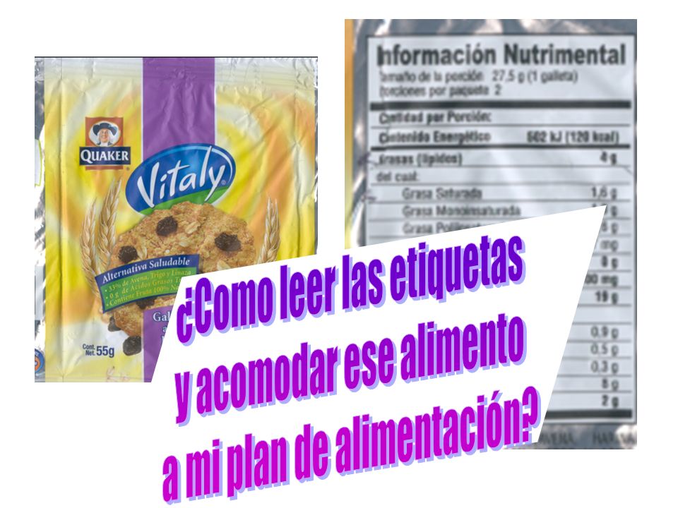 ¿Como leer las etiquetas y acomodar ese alimento