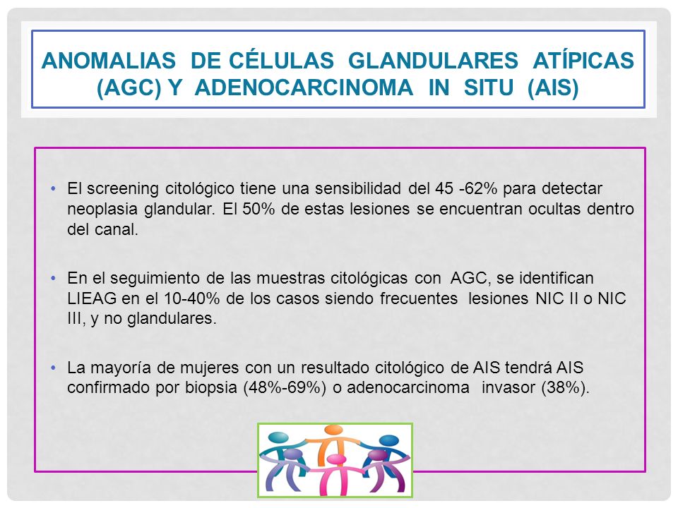 ANOMALIAS DE CÉLULAS GLANDULARES ATÍPICAS (AGC) Y ADENOCARCINOMA IN SITU (AIS)
