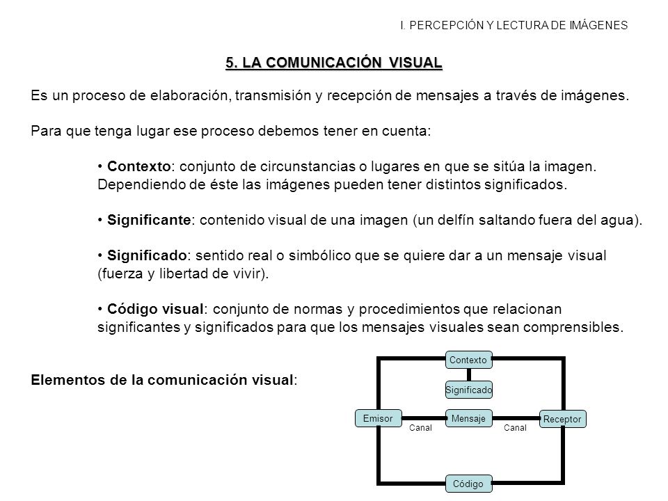 5. LA COMUNICACIÓN VISUAL