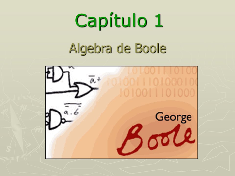 Capítulo 1 Algebra de Boole