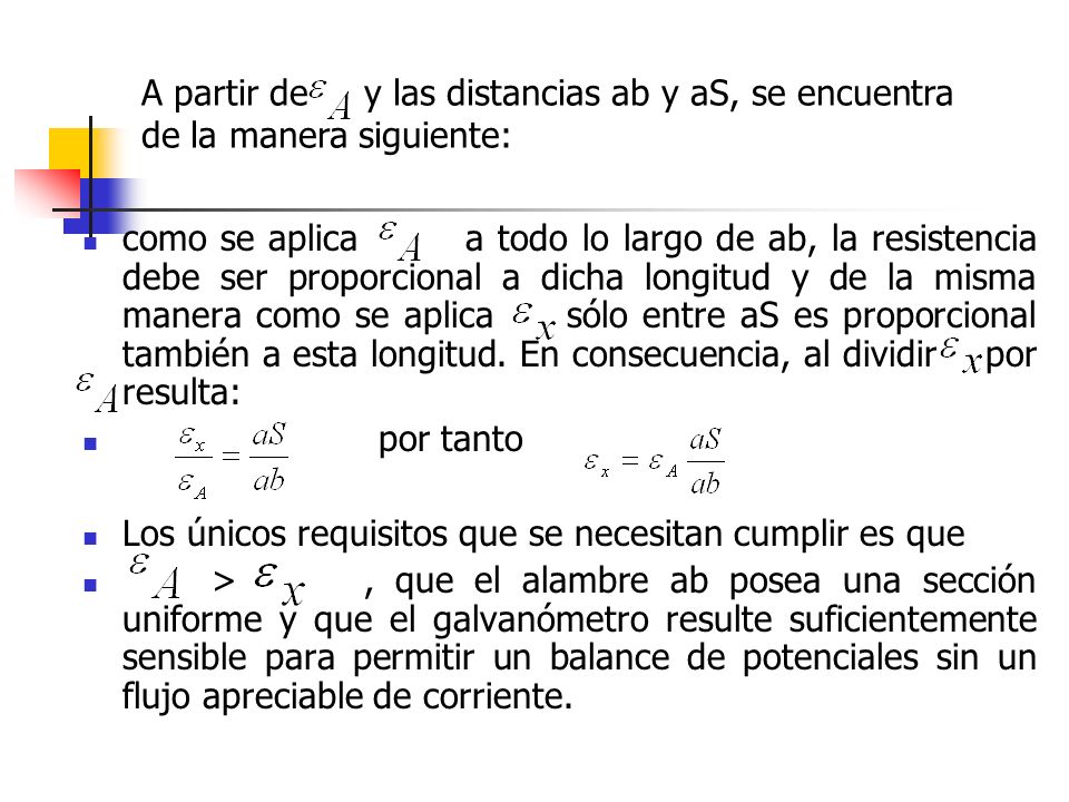 A partir de y las distancias ab y aS, se encuentra de la manera siguiente: