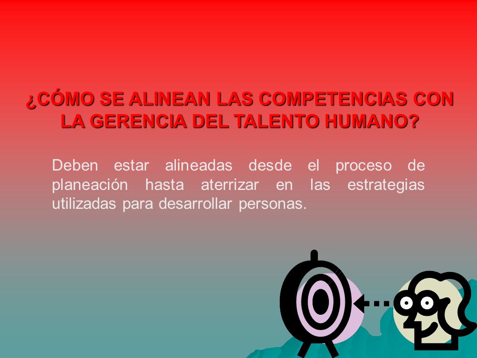 ¿CÓMO SE ALINEAN LAS COMPETENCIAS CON LA GERENCIA DEL TALENTO HUMANO