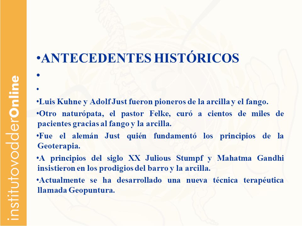 ANTECEDENTES HISTÓRICOS