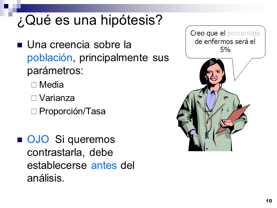 Creo que el porcentaje de enfermos será el 5%