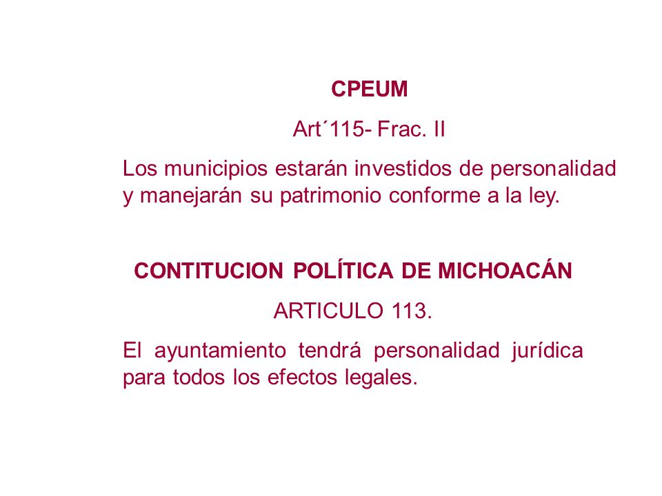 CONTITUCION POLÍTICA DE MICHOACÁN
