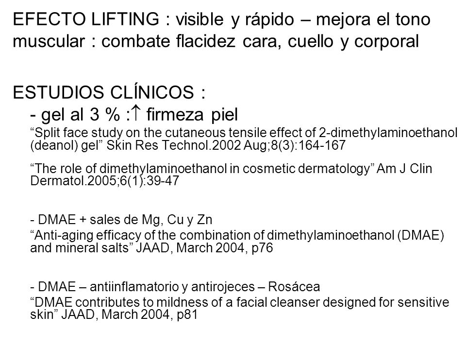 EFECTO LIFTING : visible y rápido – mejora el tono