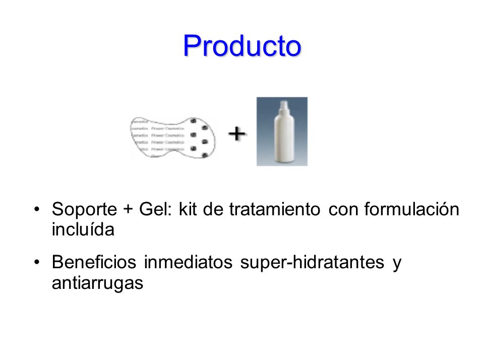 Producto Soporte + Gel: kit de tratamiento con formulación incluída